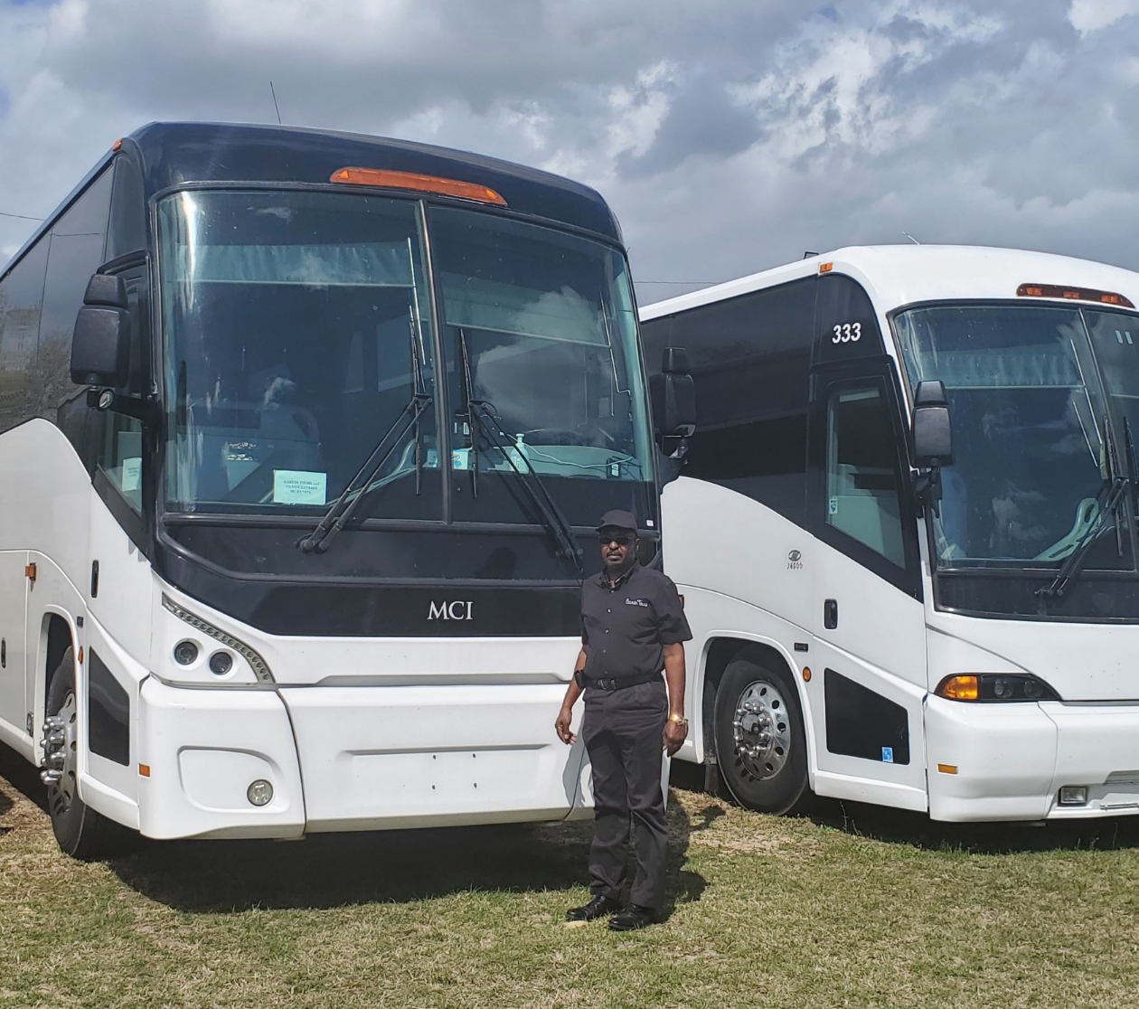 Garvin Tours LLC branded transportation vehicle